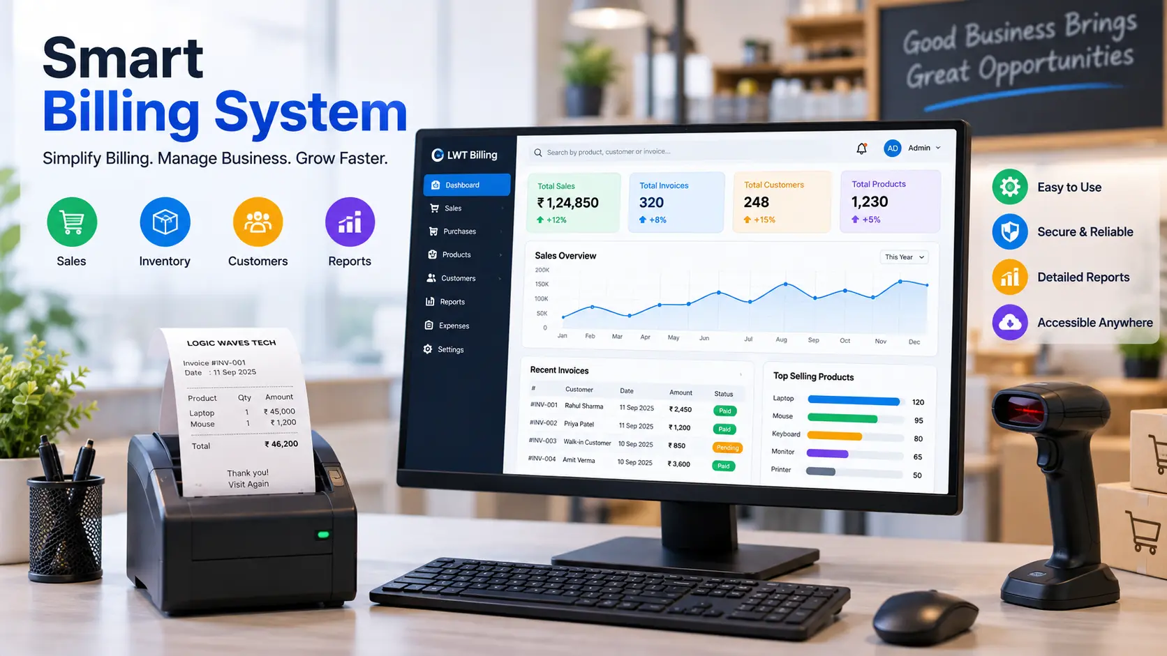 Billing System Dashboard