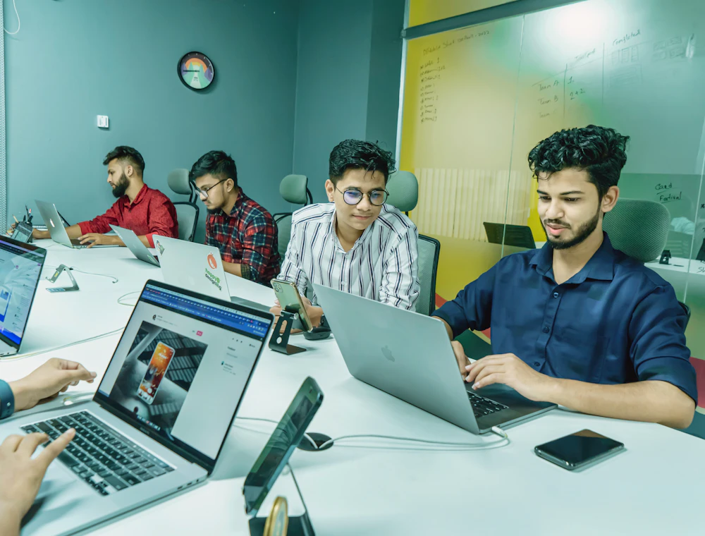 Developers building custom software