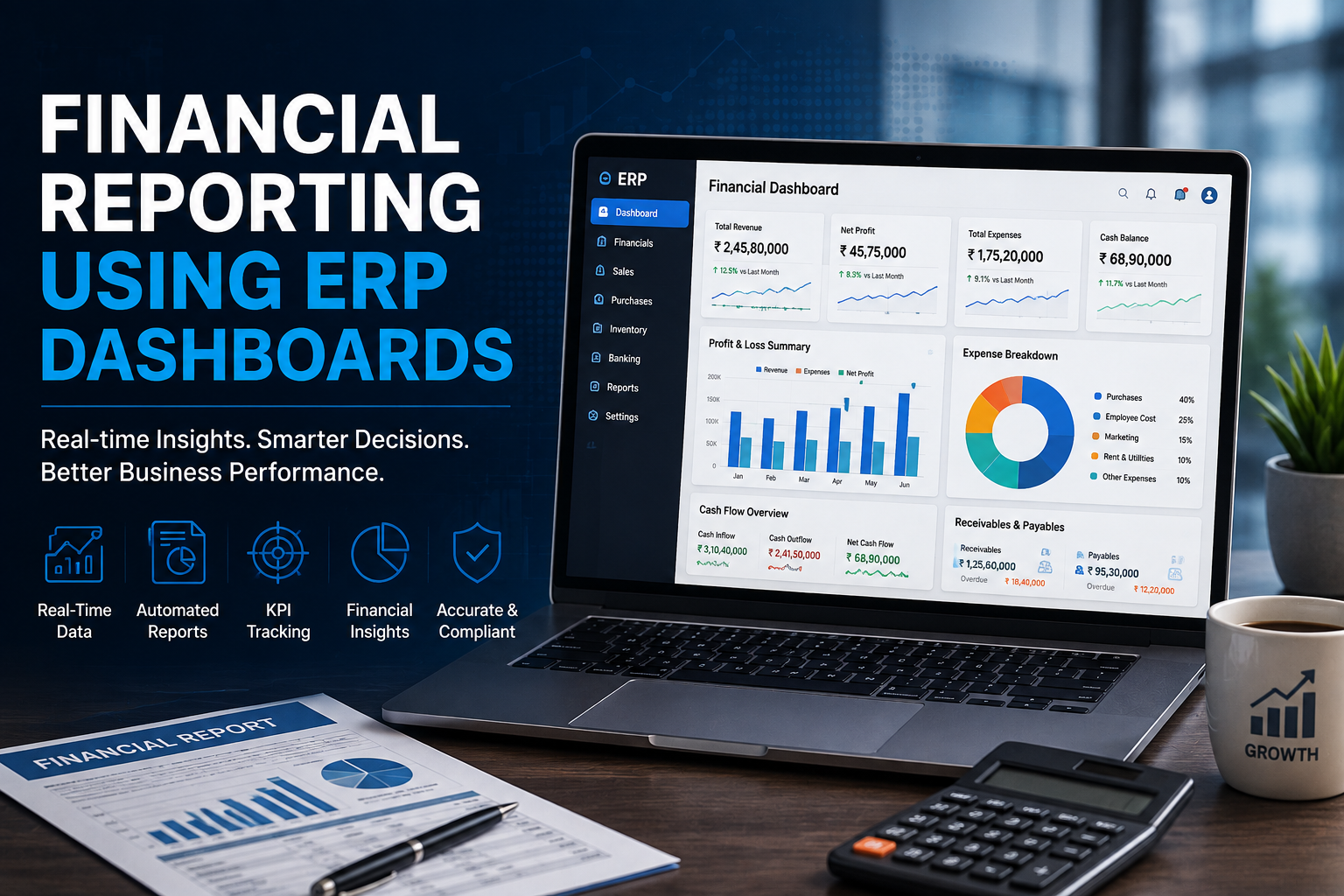 Financial Reporting Using ERP Dashboards