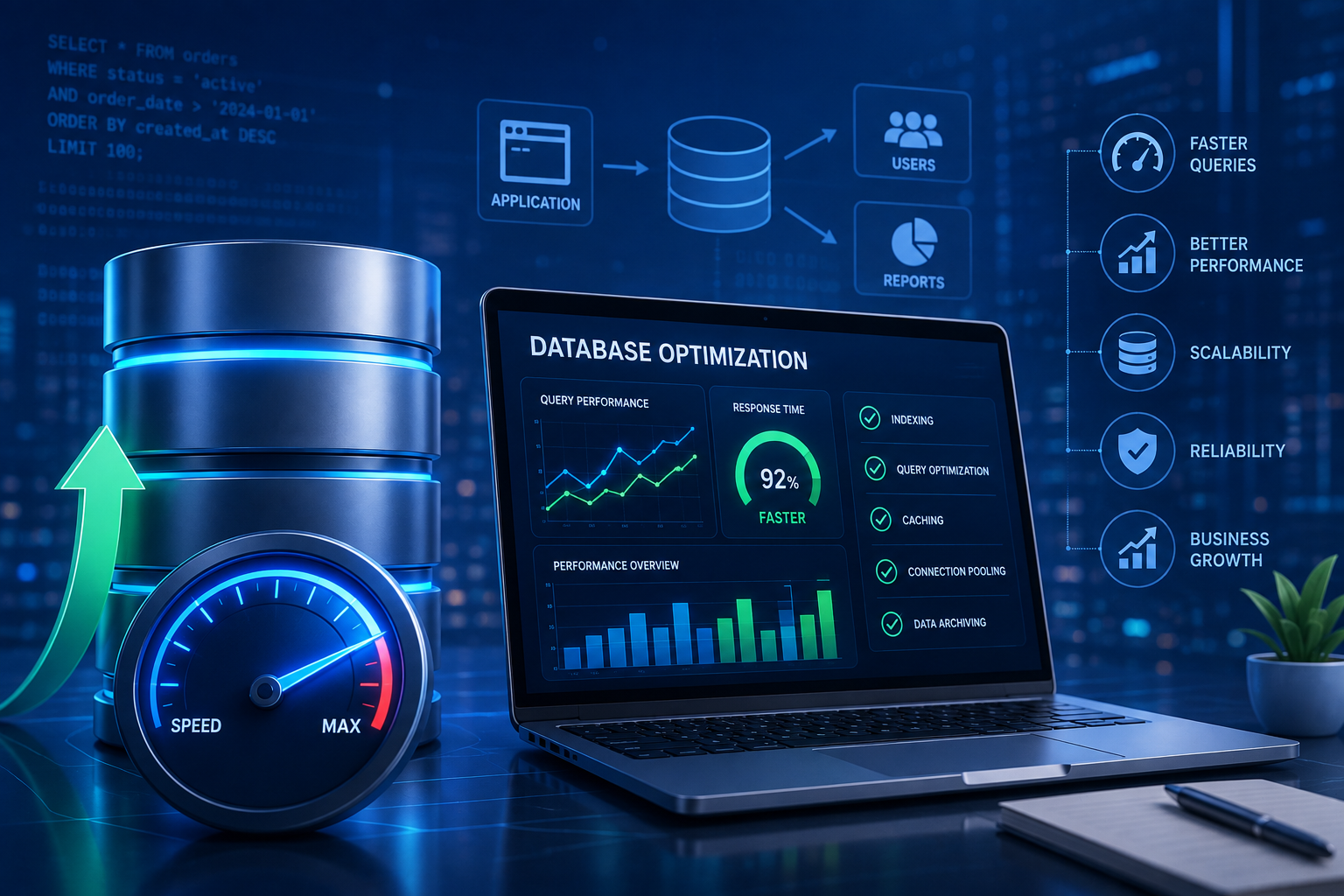 Database Optimization Techniques for Faster Business Applications