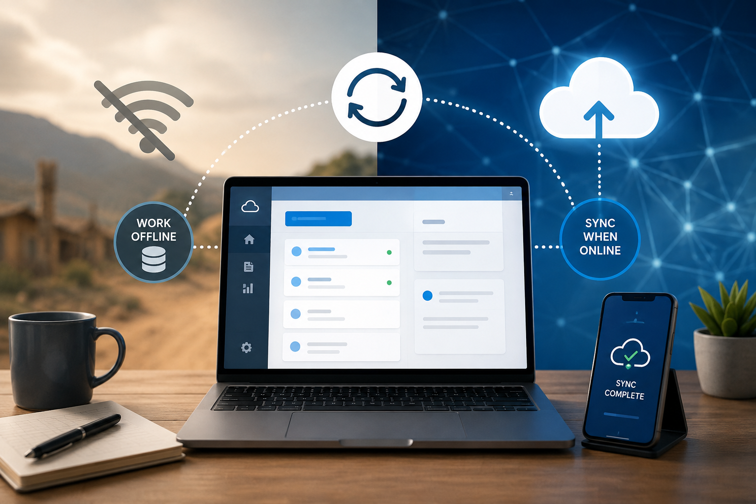 Building Offline-First Web Applications for Unreliable Internet Connections