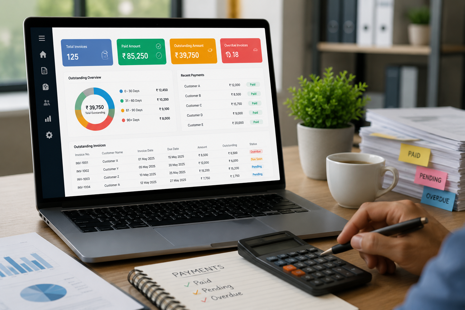 How to Track Customer Payments and Outstanding Dues Efficiently