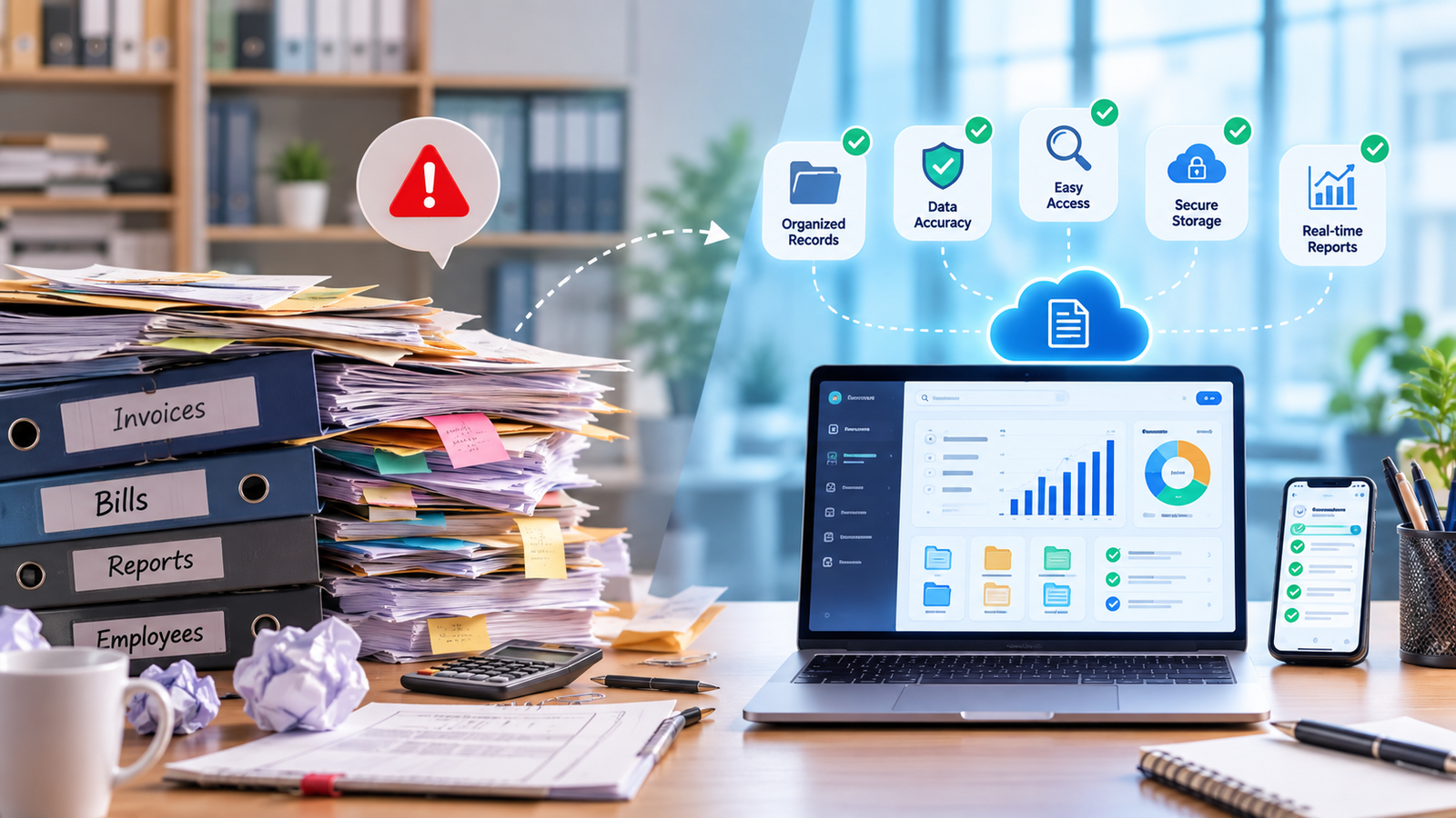 How Digital Record-Keeping Can Reduce Everyday Business Errors