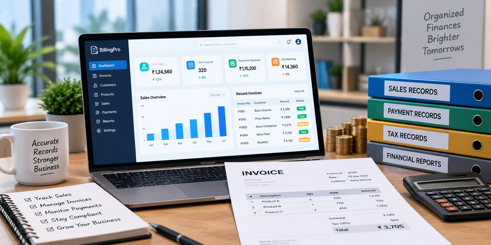 How Billing Software Helps Businesses Maintain Accurate Financial Records