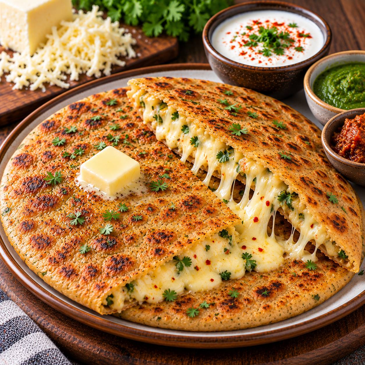 CHEESE PARATHA