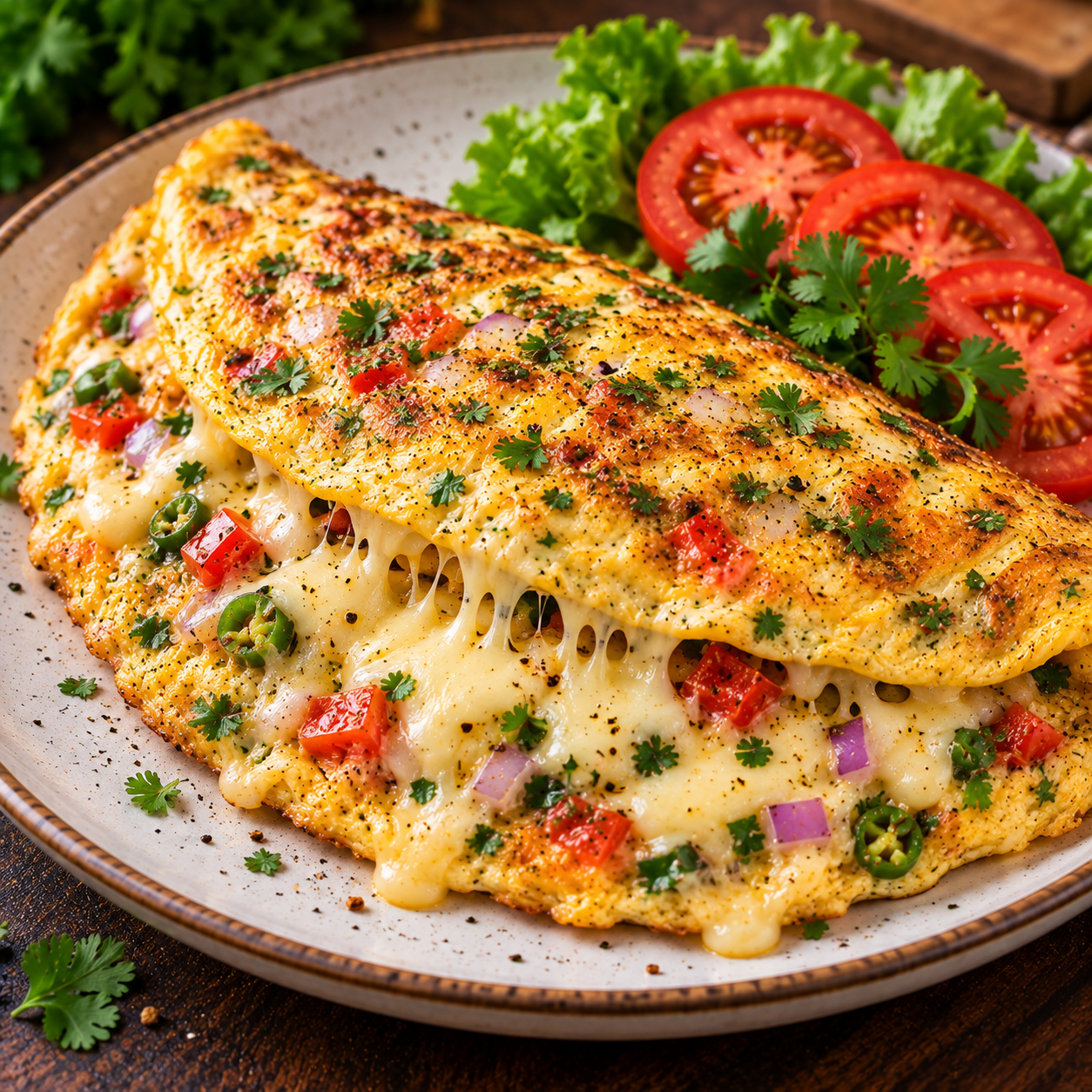 EGG CHEESE OMELETTE