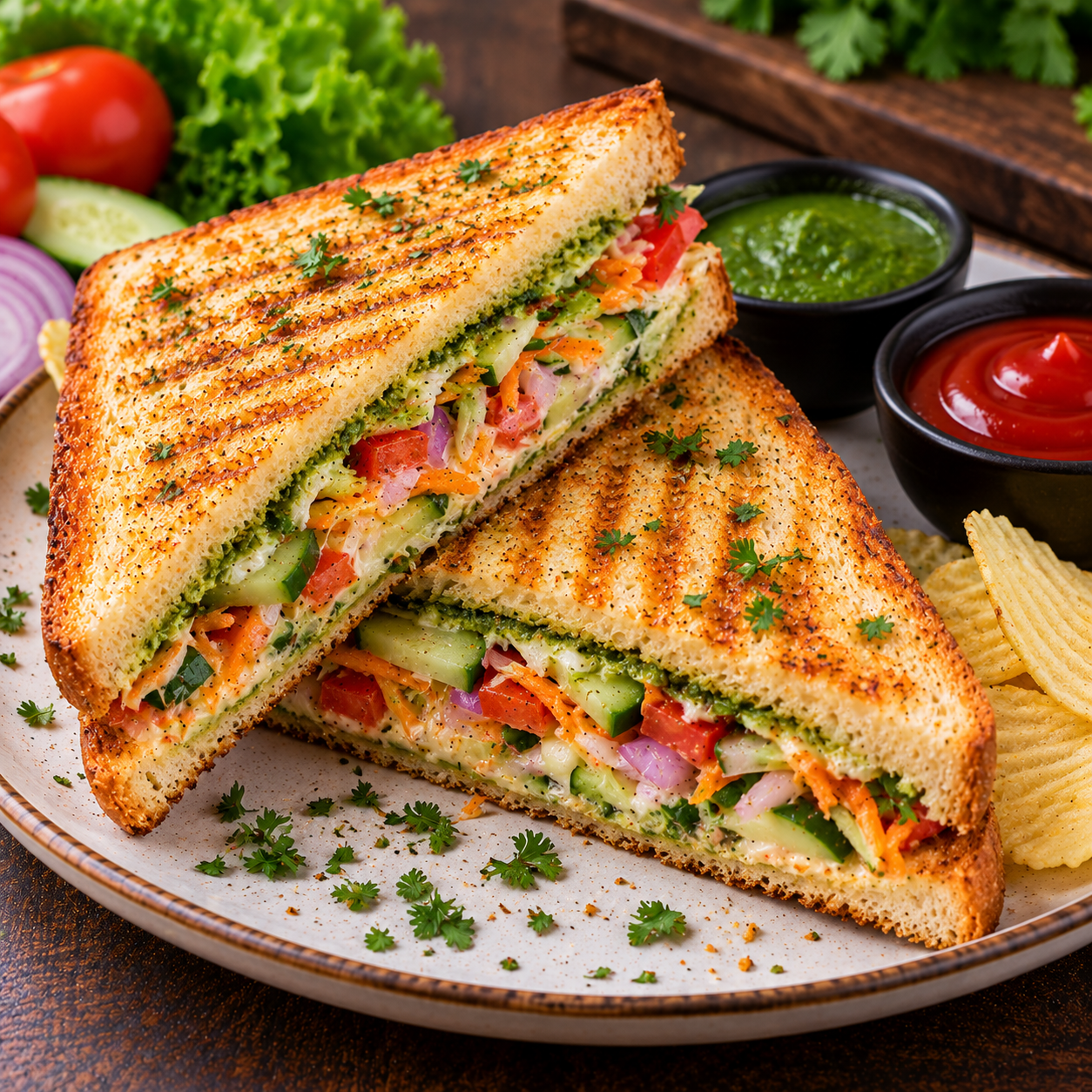 VEG BUTTER SENDWICH