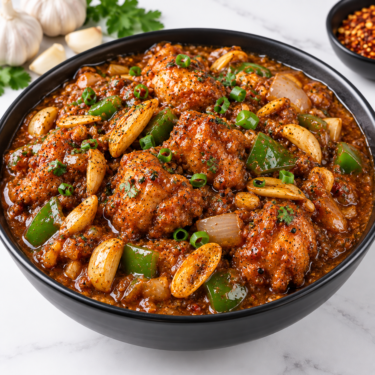 CHICKEN GARLIC GRAVY