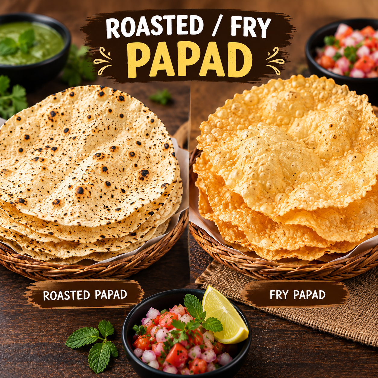 ROASTED/FRY PAPAD