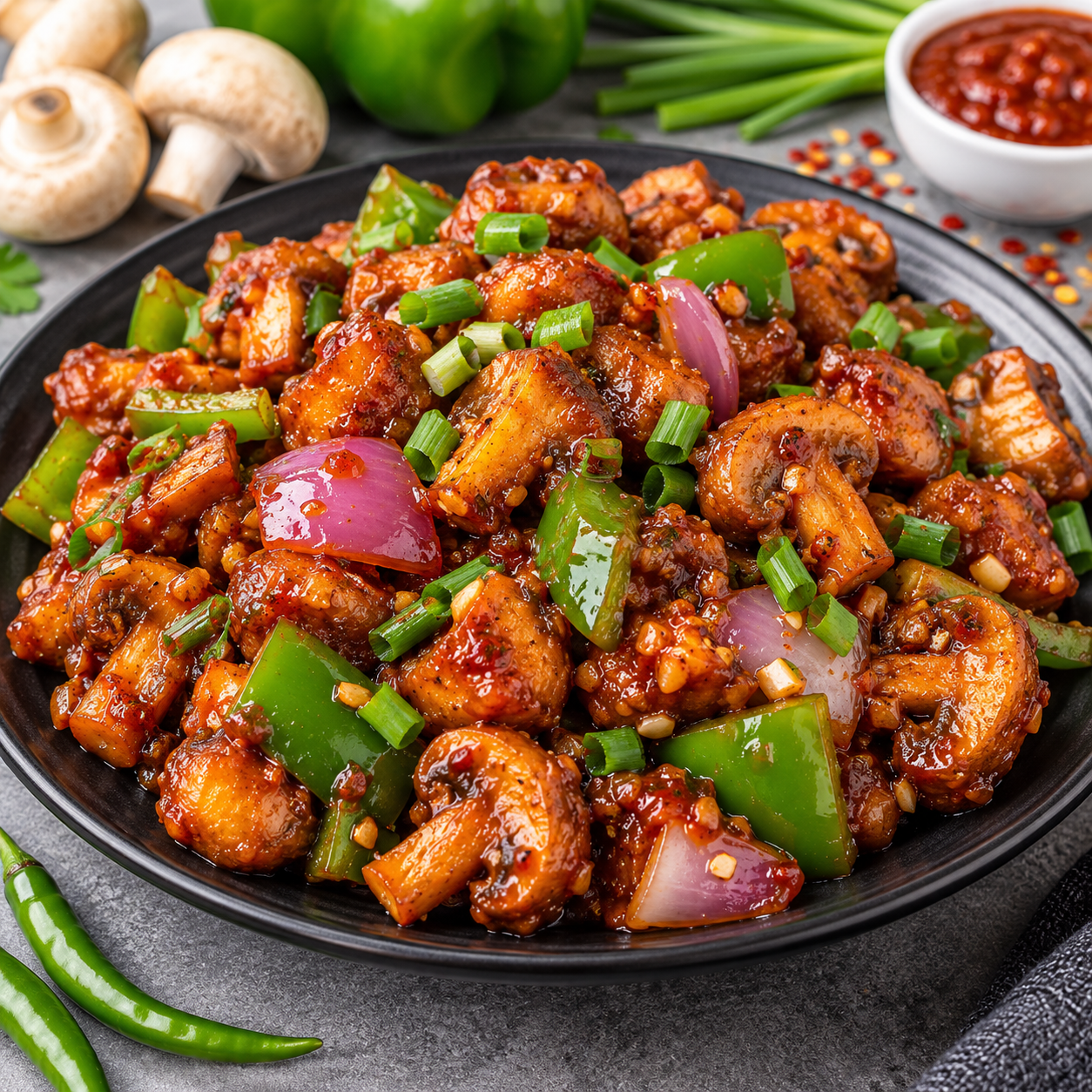 MUSHROOM CHILLY