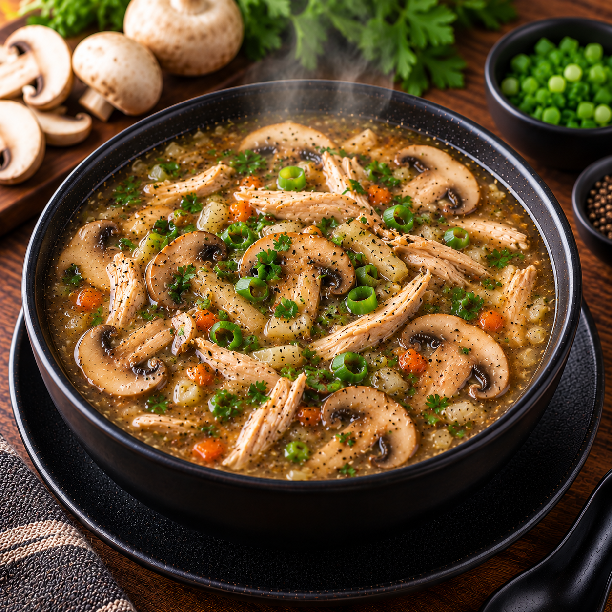 MUSHROOM SHOUP (NON VEG)