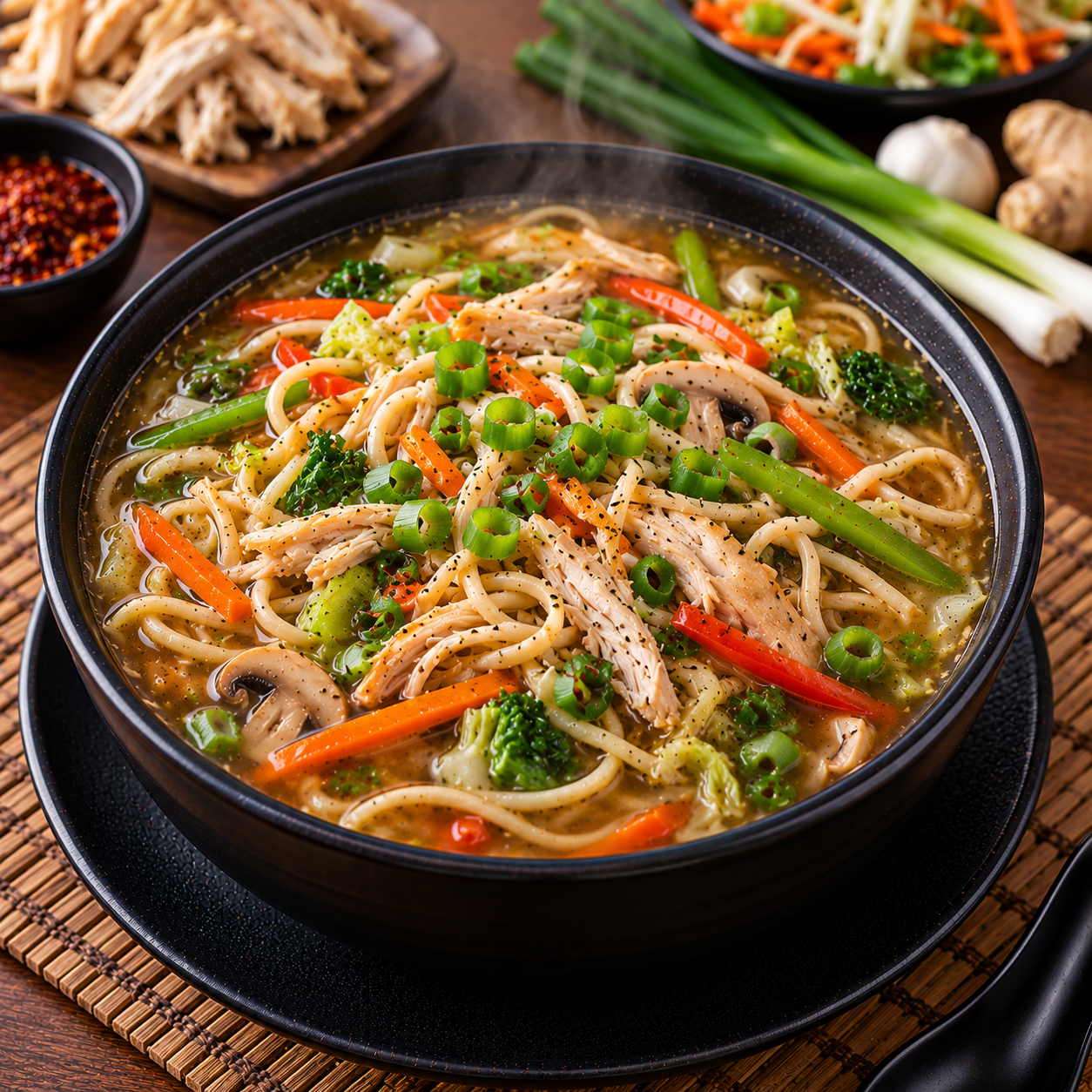 NOODLES SOUP (NON VEG)