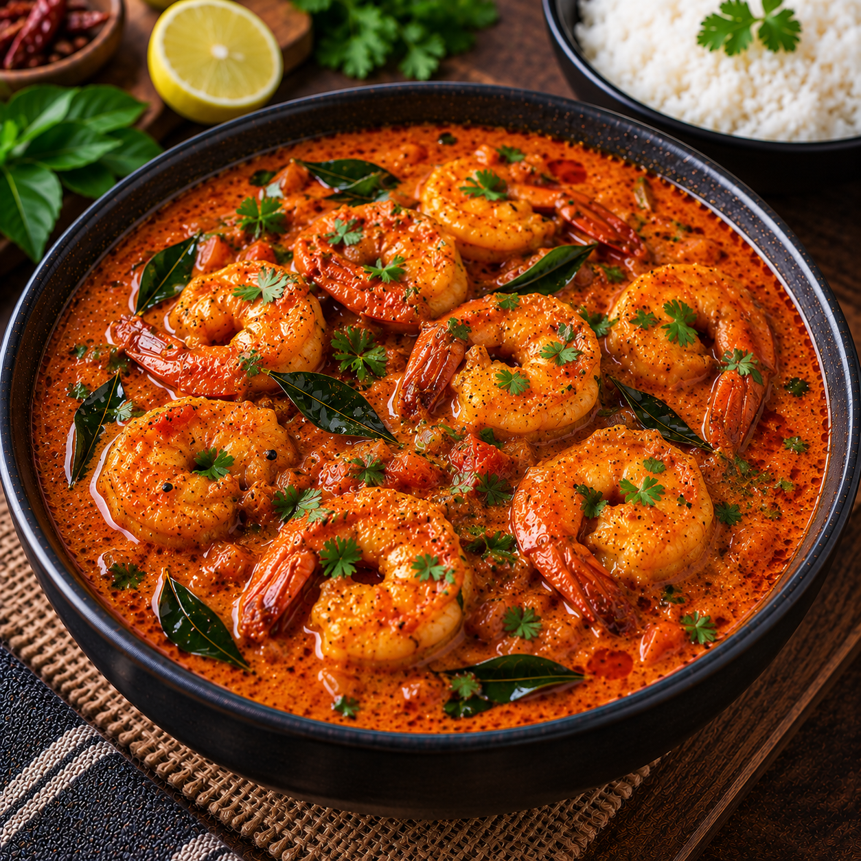 PRAWNS CURRY