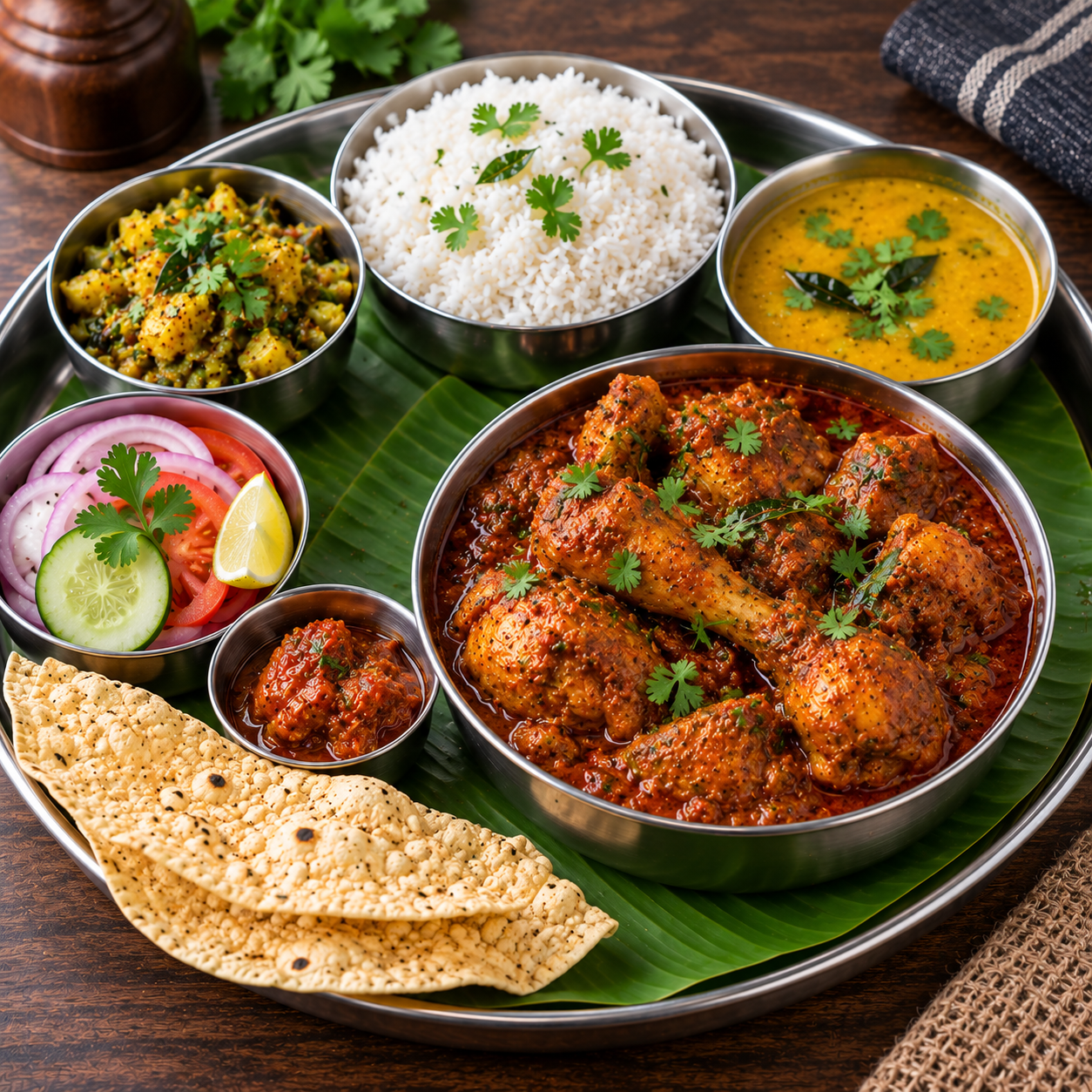 CHICKEN THALI