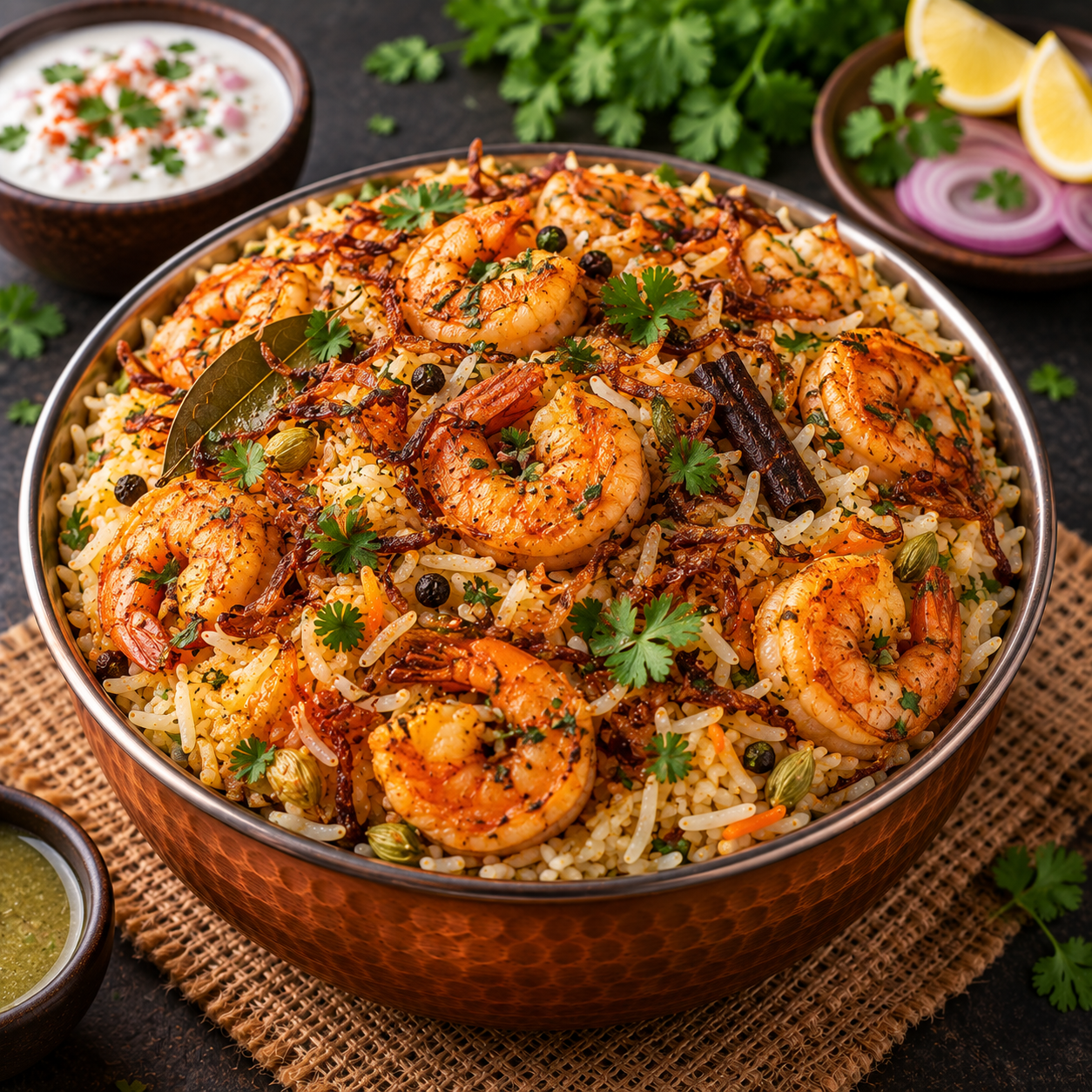 PRAWNS PULAO