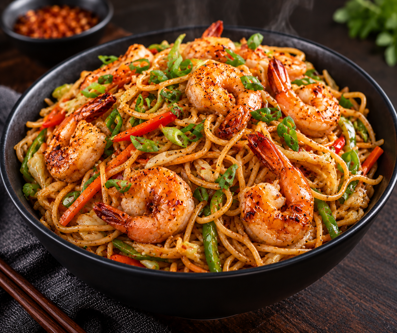 PRAWNS NOODLES