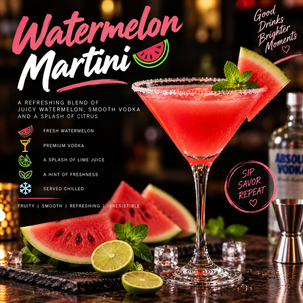 WATERMELON MARTINI