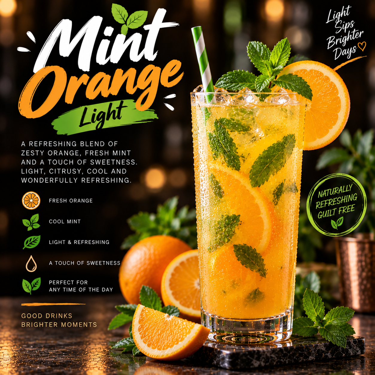 MINT ORANGE LIGHT
