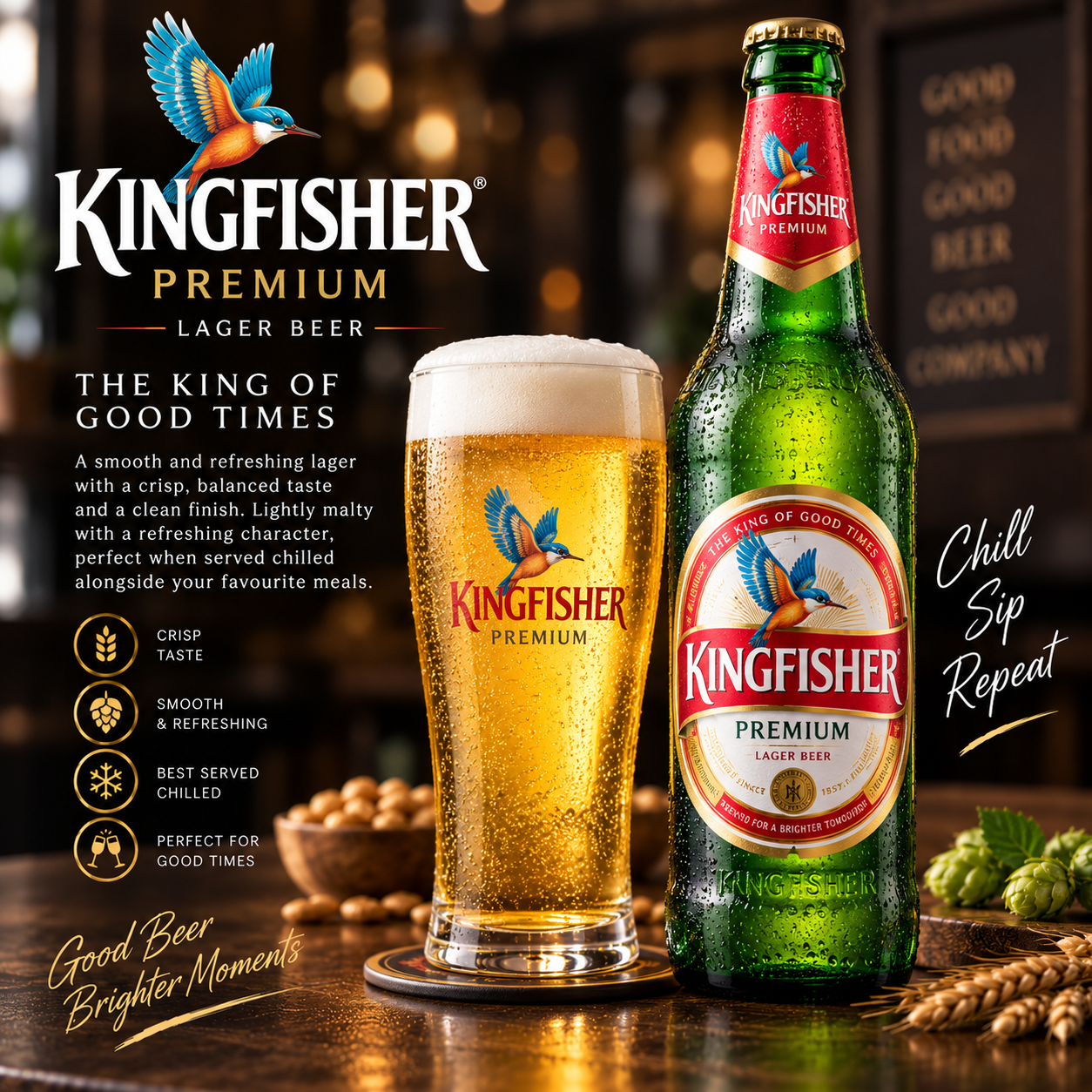KINGFISHER PREMIUM (650ML)