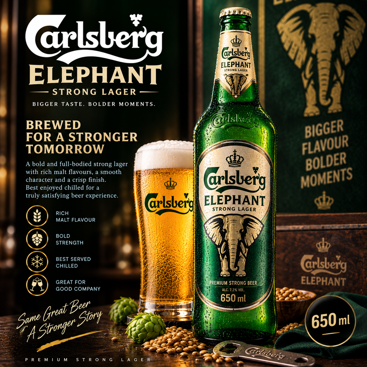 CARLSBURG ELEPHANT 650ML