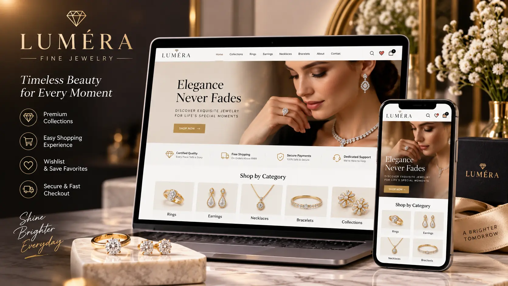 Jewelry E-Commerce Website