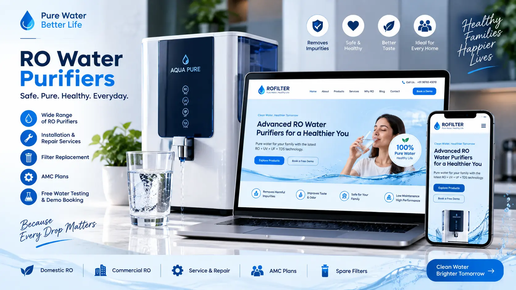 RO Water Purifier Website